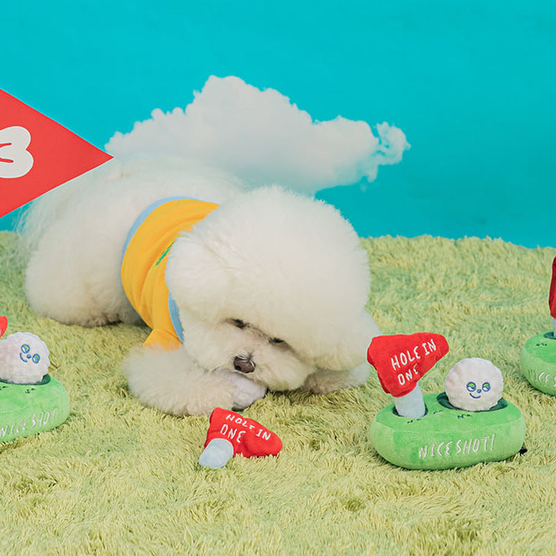 Snuffle Dog Golf Set Crinkle Plush Toy β Interactive Treat Dispensing Toy for Dogs, Encouraging Foraging & Reducing Boredom