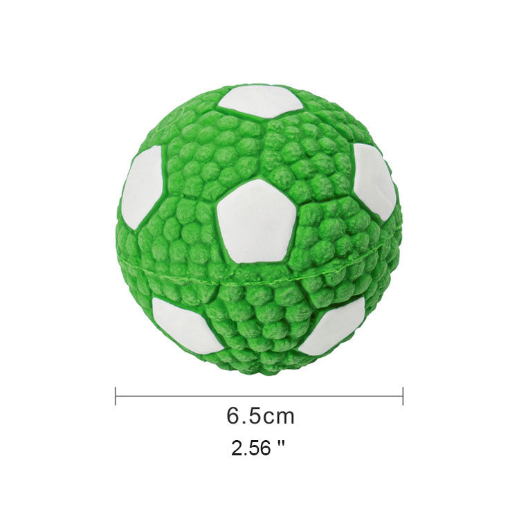 Durable Squeaky Latex Dog Ball – Chewable Toy for Dental Cleaning, Fetch & Interactive Play