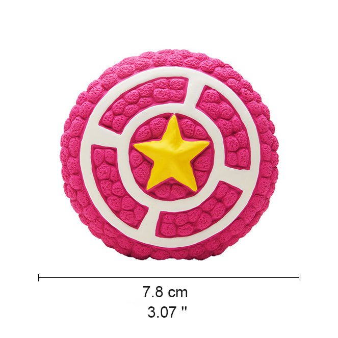 Durable Squeaky Latex Dog Ball – Chewable Toy for Dental Cleaning, Fetch & Interactive Play