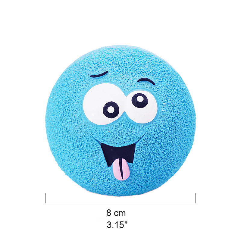 Durable Squeaky Latex Dog Ball – Chewable Toy for Dental Cleaning, Fetch & Interactive Play