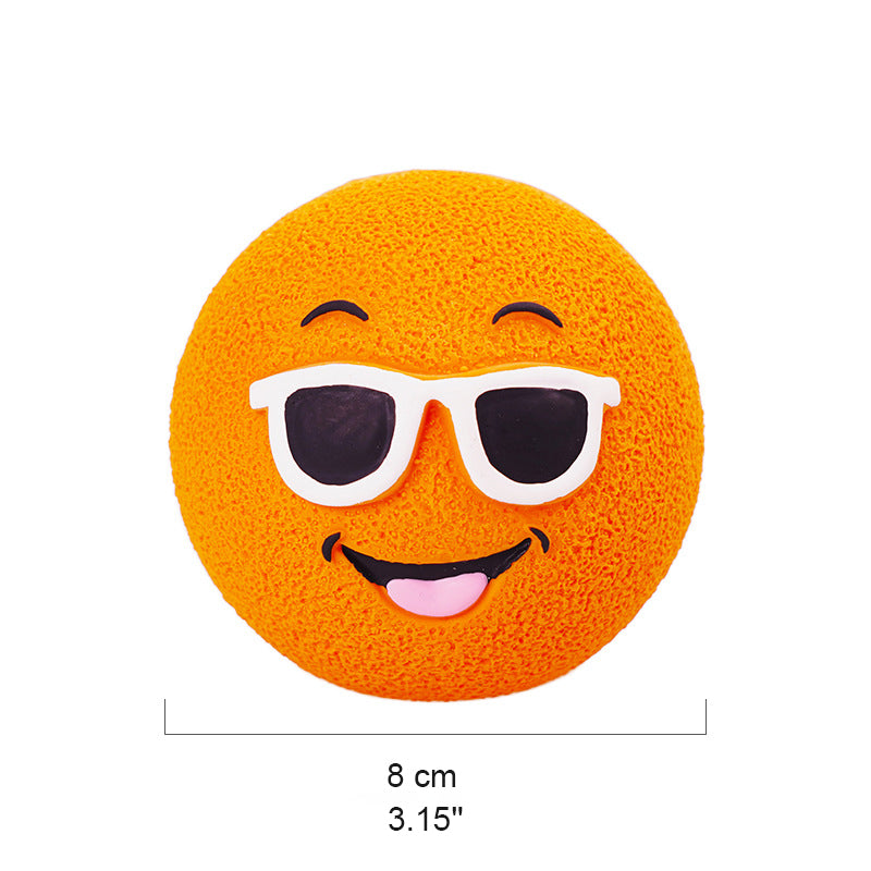 Durable Squeaky Latex Dog Ball – Chewable Toy for Dental Cleaning, Fetch & Interactive Play