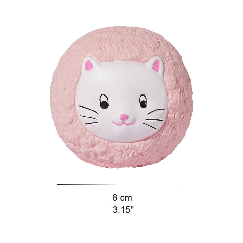 Durable Squeaky Latex Dog Ball – Chewable Toy for Dental Cleaning, Fetch & Interactive Play