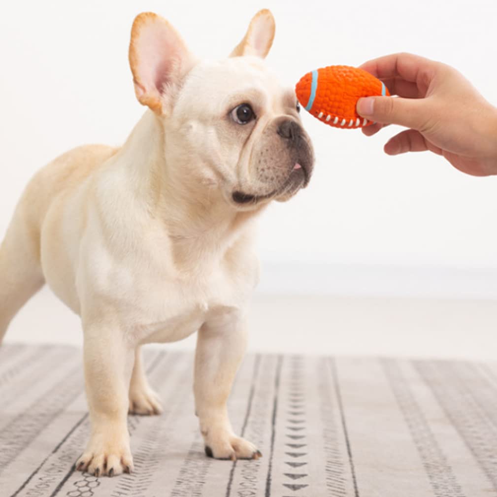 Durable Squeaky Latex Dog Ball – Chewable Toy for Dental Cleaning, Fetch & Interactive Play