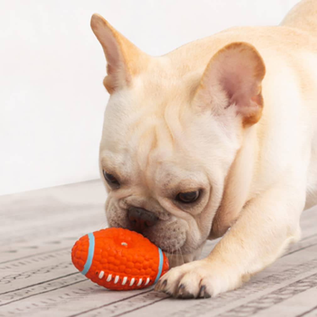 Durable Squeaky Latex Dog Ball – Chewable Toy for Dental Cleaning, Fetch & Interactive Play