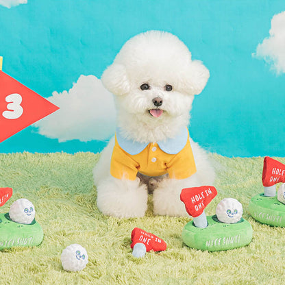 Snuffle Dog Golf Set Crinkle Plush Toy – Interactive Treat Dispensing Toy for Dogs, Encouraging Foraging & Reducing Boredom
