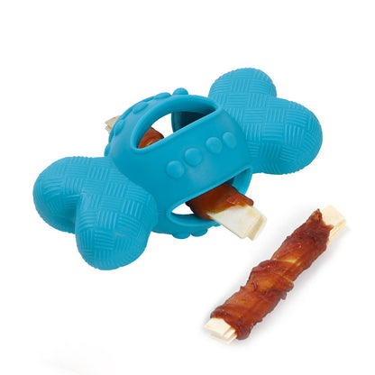 Durable Interactive Dog Chew Toy – TPR Puzzle Treat Dispensing Toy for Aggressive Chewers, Small & Medium Dogs