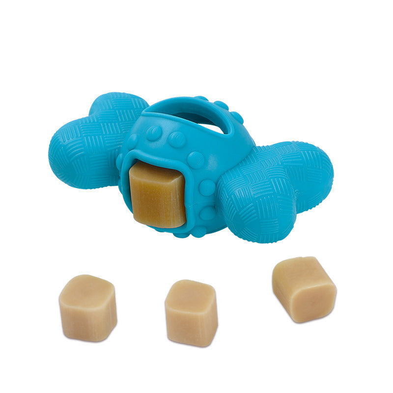 Durable Interactive Dog Chew Toy – TPR Puzzle Treat Dispensing Toy for Aggressive Chewers, Small & Medium Dogs