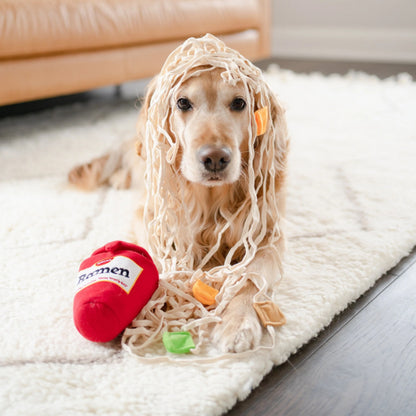 Interactive Ramen Cup Snuffle Toy – Treat Hiding & Tugging Fun for Dogs