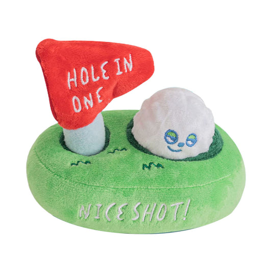 Juego de golf para perros Snuffle Dog, juguete de peluche arrugado: juguete interactivo dispensador de premios para perros, que fomenta la búsqueda de comida y reduce el aburrimiento.