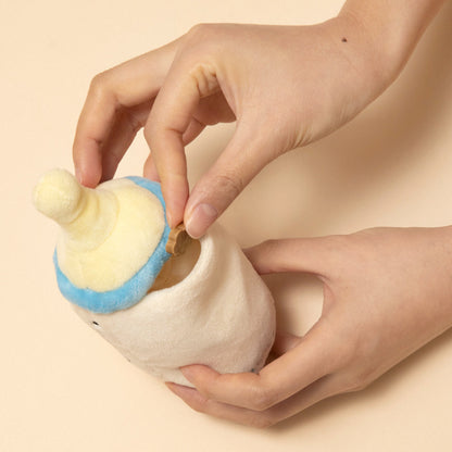 Chupete, biberón y sonajero interactivos de peluche: diversión para mascotas con chirridos y golosinas escondidas