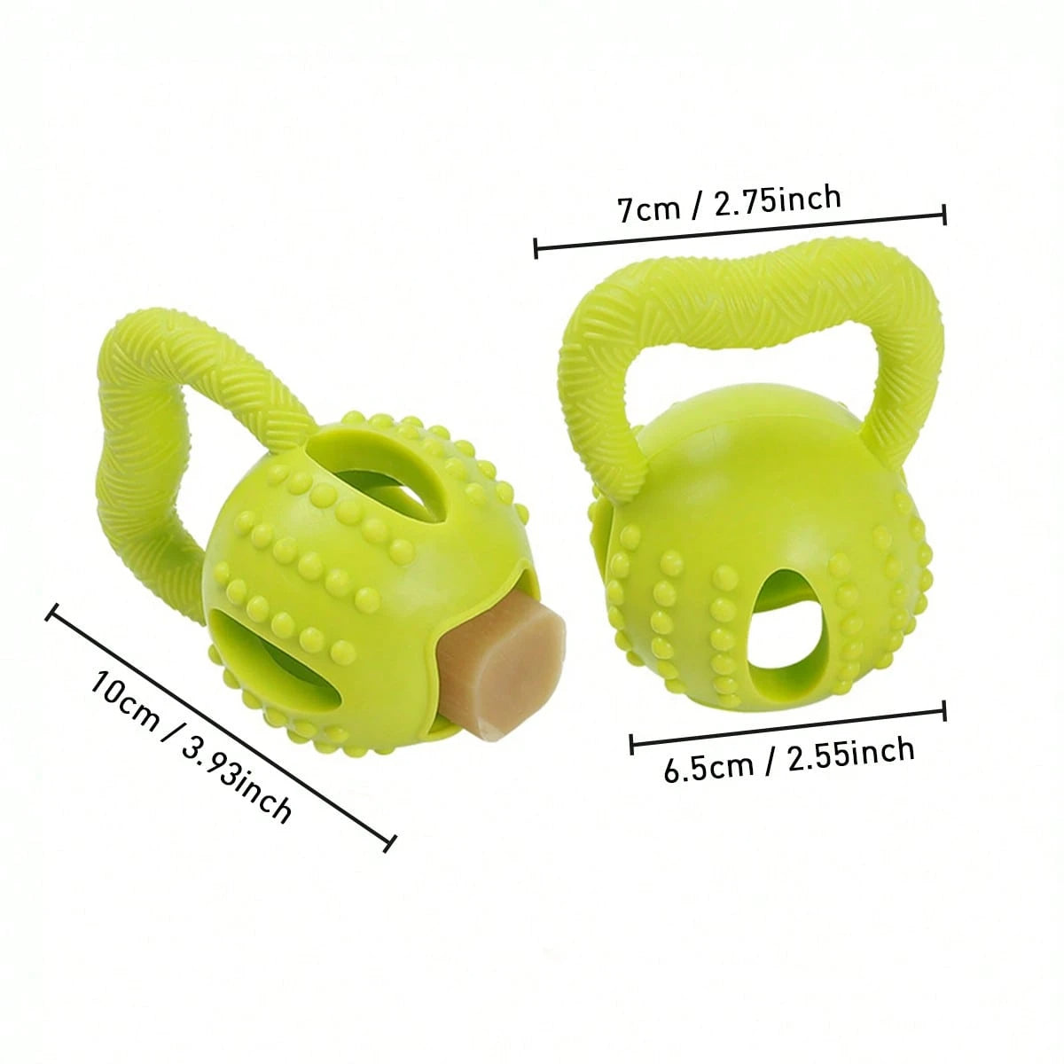 Durable Squeaky Latex Dog Ball – Soft & Chewable Toy for Dental Cleaning, Interactive Play & Fetch