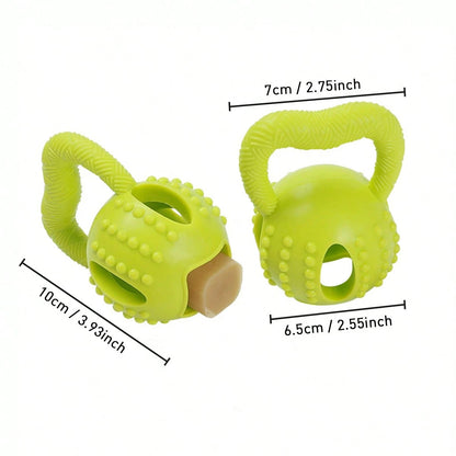 Durable Squeaky Latex Dog Ball – Soft & Chewable Toy for Dental Cleaning, Interactive Play & Fetch