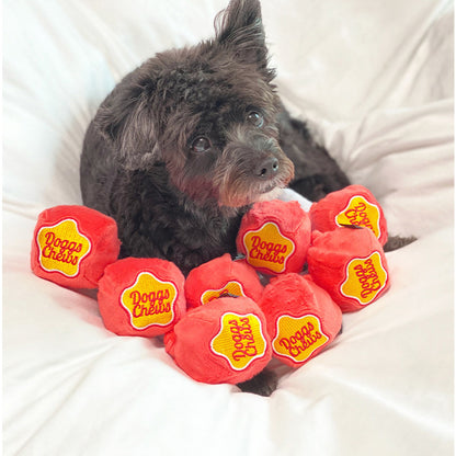 Snuffle Lollipop Dog Toy – Treat Dispensing Plush Chew Toy for Foraging Fun