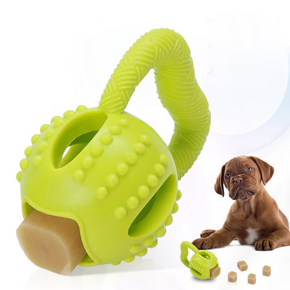Durable Squeaky Latex Dog Ball – Soft & Chewable Toy for Dental Cleaning, Interactive Play & Fetch