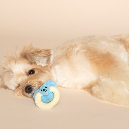 Chupete, biberón y sonajero interactivos de peluche: diversión para mascotas con chirridos y golosinas escondidas
